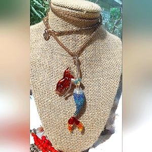 Betsy Johnson Mermaid Long Necklace